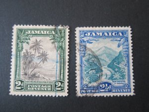 Jamaica 1932 Sc 106-7 FU