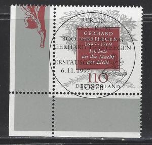 Germany Bund Scott # 1985, used, first day cancelled