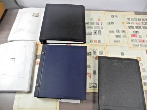 WW, ISRAEL, accumulation of Stamps on homemade pages, pages, others