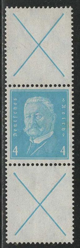Germany Scott # 367, 2 label X, mint hr, se-tenant, Mi# S39