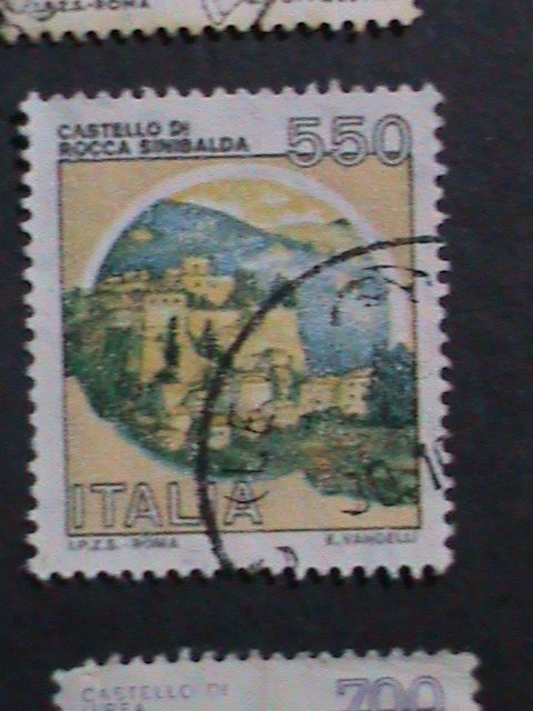 ​ITALIY-1980 VERY OLD ITALY FAMOUS CAST;ES USED STAMPS LARGE SETVERY FINE WE S