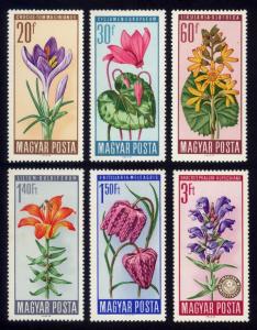 Hungary Sc# 1740-5 MNH Flowers