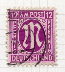 Germany British & American Occ Zone 1945 Early Issue Fine Used 12pf. NW-97533