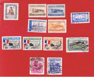 Dominican Republic #446 /517   VF used   3 sets + singles   Free S/H