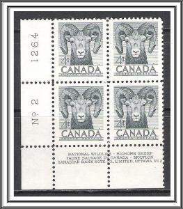 Canada #324 Bighorn Sheep Plate Block Pl 2 MNH