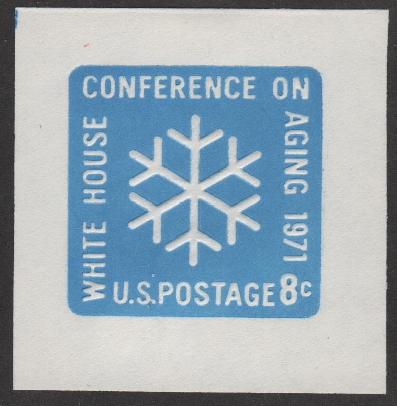 SC#U564 8¢ Aging Conference Cut Square (1971) Unused