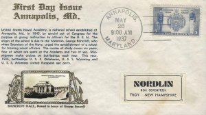 794 5c ANNAPOLIS - NAVY HEROES - Crosby cachet 22a