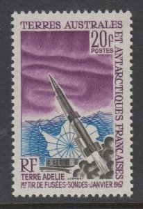 French Southern Antarctic Terr. (FSAT), Scott 29 (Yvert 23), MNH