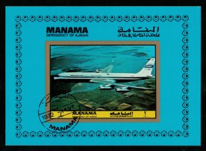 1972 Aircrafts, Block Air Mail Manama 2R (TS-1167)