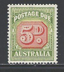 Australia Sc # J76 mint never hinged (BC)