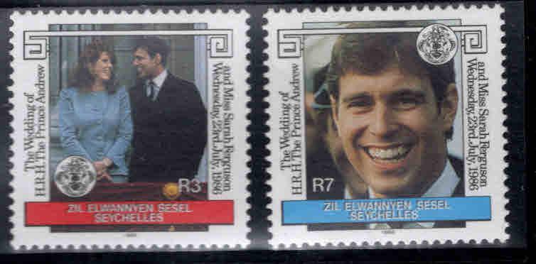 Seychelles Zil Elwagne Sesel Scott 119-120 MNH**