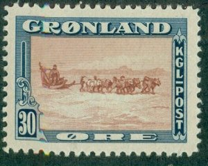 GREENLAND #15, Mint Hinged, Scott $18.50