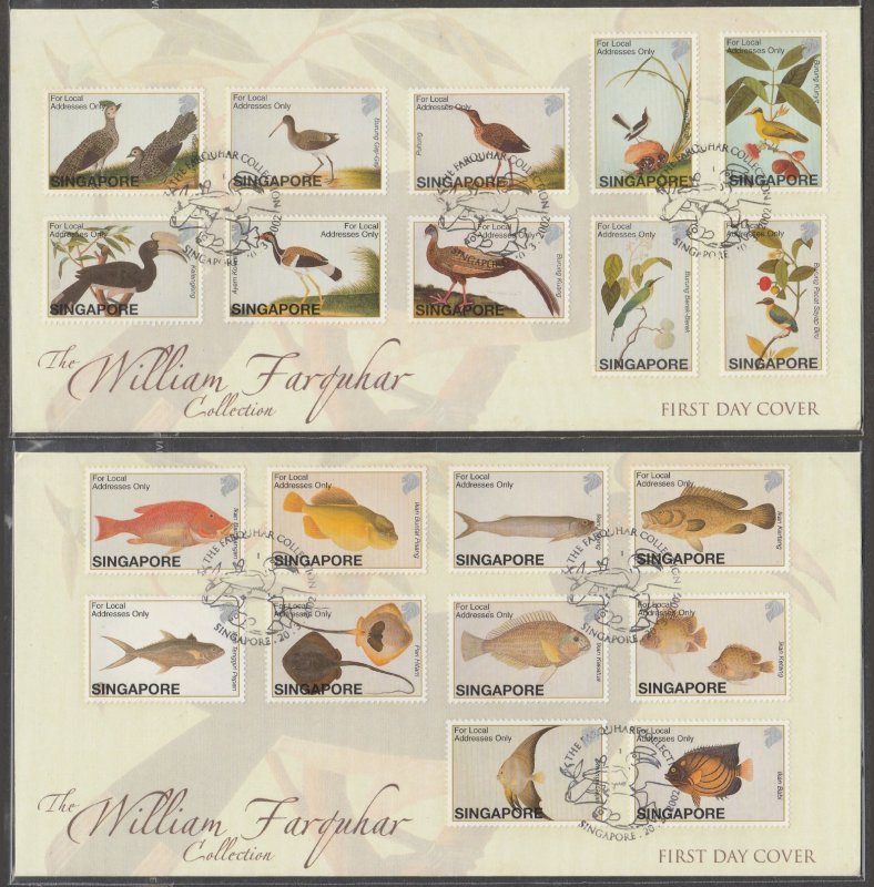 Singapore 2002 William Farquhar II Collection - A Piece of History Sheetlets FDC
