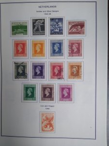 collection on pages Netherlands 1940-59 CN: CV $133