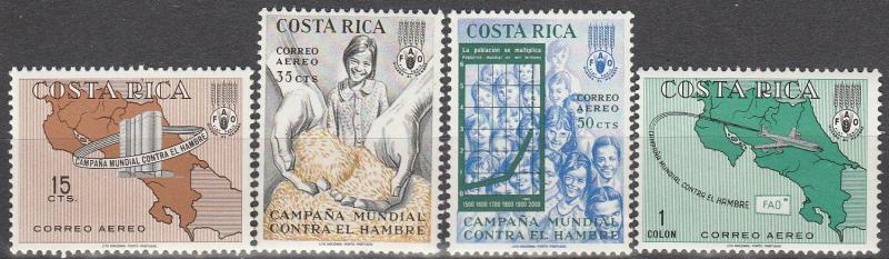 Costa Rica #C401-4  MNH  (S5939L)