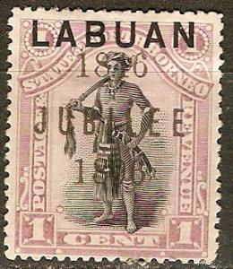 Labuan 66 SG 83 MH F/VF 1892 SCV $24.00