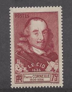 France, 323, Le Cid Publication Single,**Hinged**