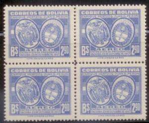 Bolivia 1947 SC#C118 Block MNH-OG L394