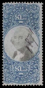 U.S. REV. SECOND ISSUE R122  Used (ID # 95891) 