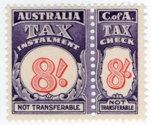 (I.B) Australia Revenue : Tax Instalment 8/-