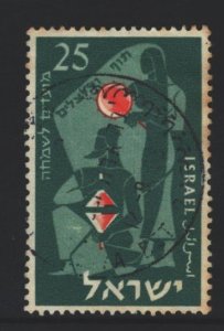 Israel Sc#100 Used - toned