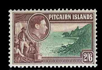 Pitcairn Islands #1/8 Cat$53.40, 1940-41 George VI, missing 8p value, lightly...