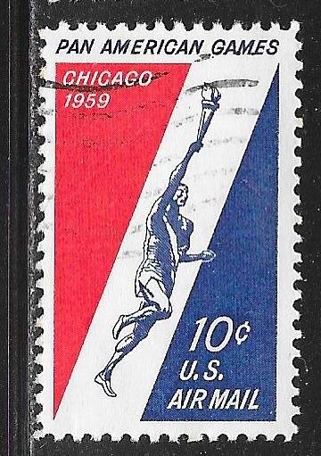 USA C56: 10c Pan-America Games, single, used, F-VF