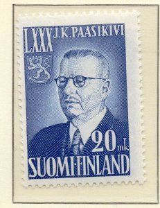 Finland 1949-50 Early Issue Fine Mint Hinged 20Mk. NW-221932