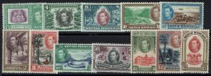 British Honduras - SSG# 150 - 161 - Mint Lightly Hinged - Lot 062616