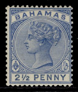 BAHAMAS QV SG50, 2½d dull blue, M MINT. Cat £90.