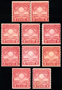 US Stamps # 656 MNH Lot Of 10 Scott Value $200.00