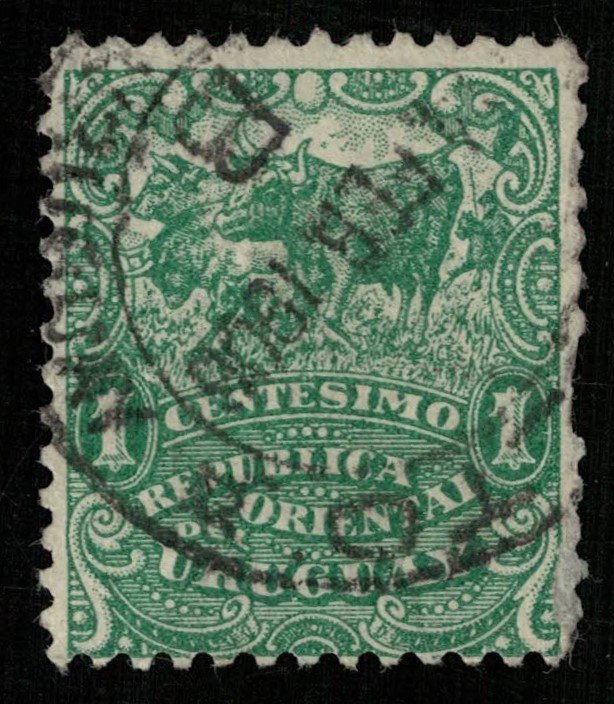 1904-1905, Uruguay, Local Motives, 1 centesimo, YT #161 (T-7427)