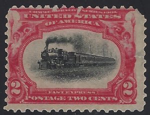 2c US #295 Pan-American Exposition Issue MH-Good Scv $15