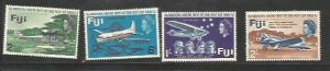 FIJI - Kingsford Smith Flight, 40th Anniv - Perf 4v Set - Mint Never Hinged