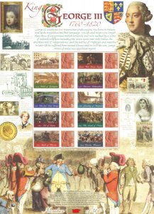 BC-392 2012 History of Britain 86 George III No. 136 sheet U/M