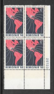#1340 MNH Plate Block