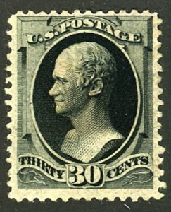 U.S. #190 MINT OG HR CENTER THIN