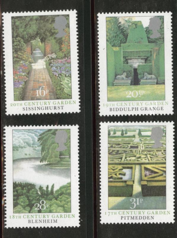 Great Britain Scott 1027-30 MNH** 1983 Garden set