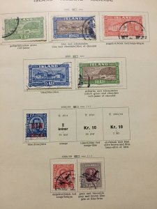 ICELAND Good 1875/1989 M&U Collection(Apprx 550+Items)GM640