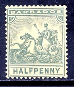 Barbados 92 mint hinged SCV $ 22.50 (RS)