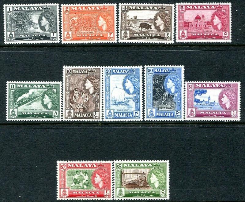 MALACCA-1957 Set to $5  Sg 29-49 LIGHTLY MOUNTED MINT V31503