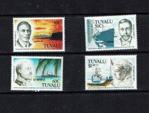 Tuvalu: 1992, Centenary of British Occupation, MNH set.