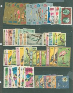 Burundi #88-140/C8-C16  Single (Complete Set)