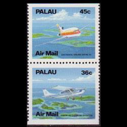 PALAU 1989 - Scott# C20b PLane BP 36-45c NH