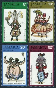 Jamaica 402-405,405a,MNH.Michel 402-405,Bl.9. Christmas 1975. Dance,Costumes,Koo