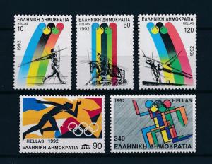 [56262] Greece 1992 Olympic games Athletics Gymnastics Horse MNH