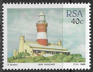 South Africa ~ Scott # 716 ~ MNH ~ Lighthouses
