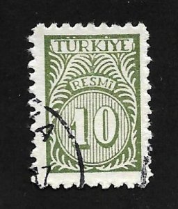 Turkey 1959 - U - Scott #O55