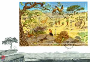 Namibia - 2001 Central Highlands FDC SG 896a