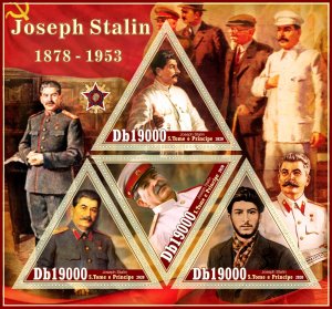 Stamps. Joseph Stalin  2020 year, 1+1 sheets MNH ** perforated